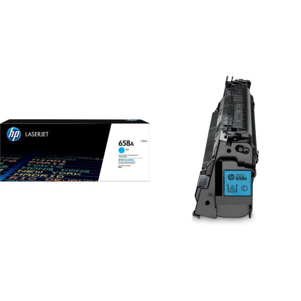 Тонер-картридж HP 658A W2001A голубой оригинальный