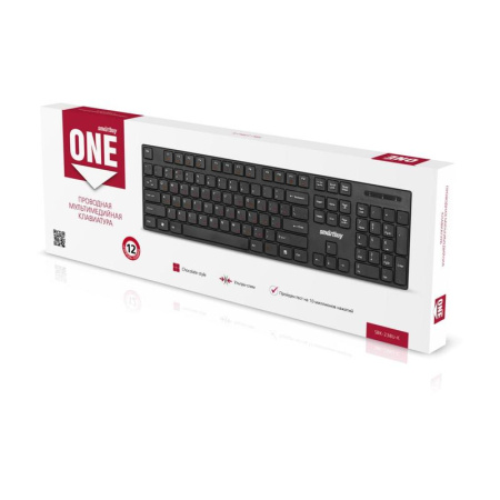 Клавиатура проводная Smartbuy One 238 (SBK-238U-K)
