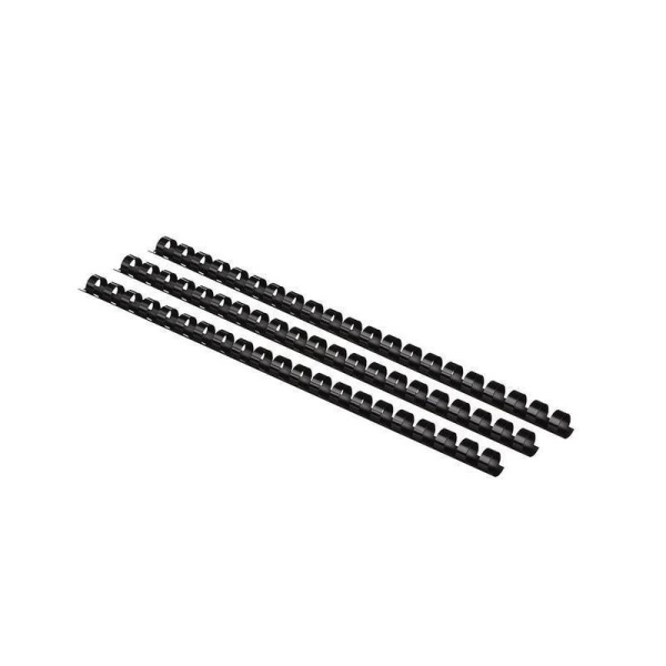 Пружины для переплета пластиковые Fellowes 12 мм черные (25 штук в упаковке)