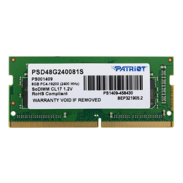 Оперативная память Patriot 8 ГБ PSD48G240081S (SO-DIMM DDR4)