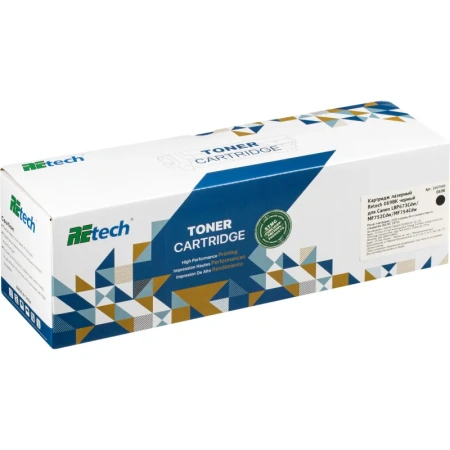 Картридж лазерный Retech 069BK для Canon чёрный совместимый