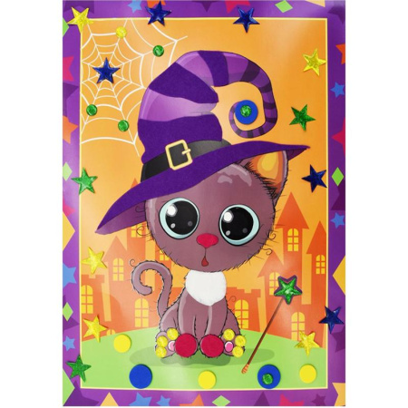 Набор для изготовления аппликации Апплика Котенок-волшебник