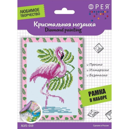 Набор для изготовления алмазной мозаики Фрея Фламинго