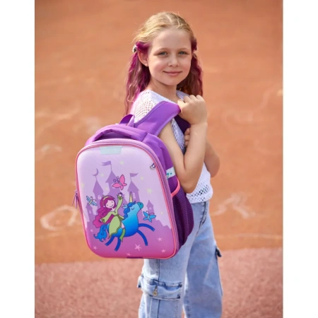 Ранец Комус Класс Light Elf girl сиреневый с одним отделением