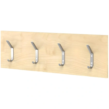Вешалка настенная Строитель (клен, 850х71х270 мм)