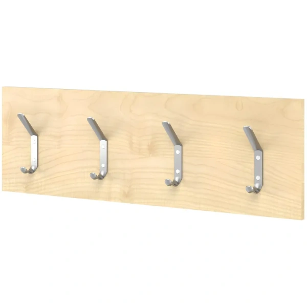Вешалка настенная Строитель (клен, 850х71х270 мм)