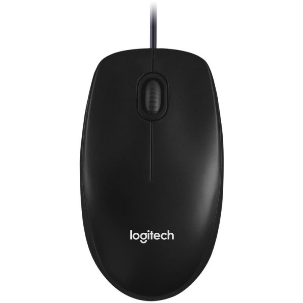 Мышь проводная Logitech M100R черная (910-006765)