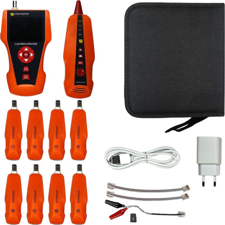 Тестер Lanmaster LAN-PRO-L/TPK-POE-8R