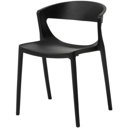 Стул обеденный Evok чёрный (пластик)