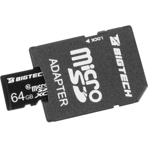Карта памяти 64 ГБ micro SD BigTech UMSDC-002 UHS-I U3 V30