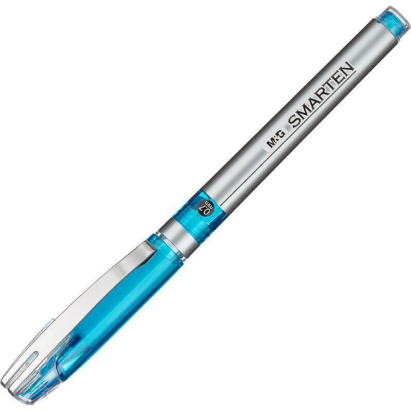 Ручка гелевая неавтоматическая M&G Smarten синяя (толщина линии  0.5 мм)