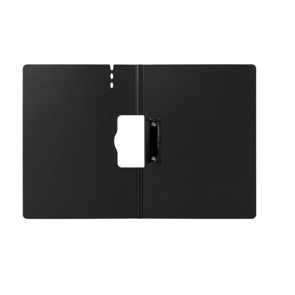 Папка-планшет с крышкой Deli A4 темно-серая