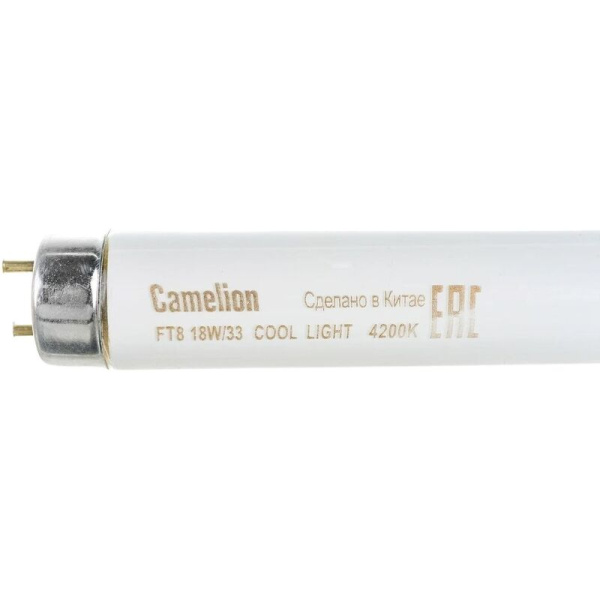 Лампа люминесцентная Camelion FT8-18W/33 18 Вт G13 4200 K 1350 Лм