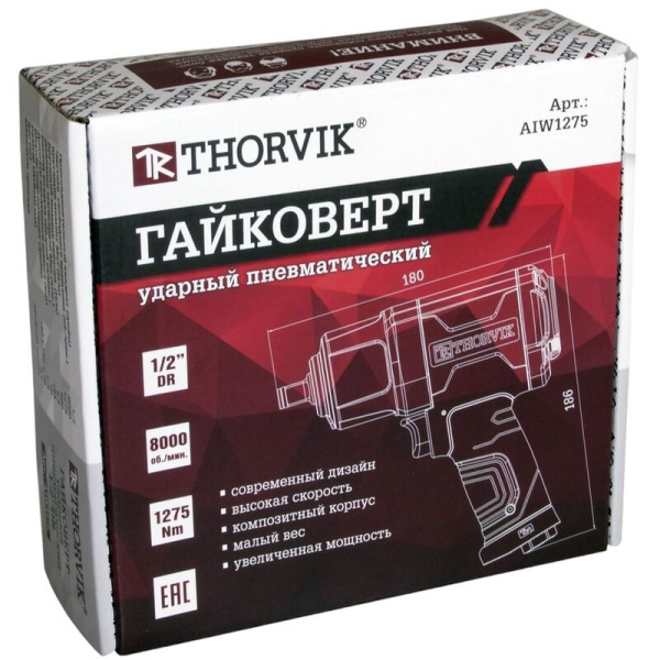 Гайковерт пневматический ударный Thorvik AIW1275