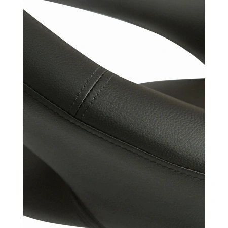 Стул барный Dobrin Mira чёрный/хромированный (искусственная кожа/металл)