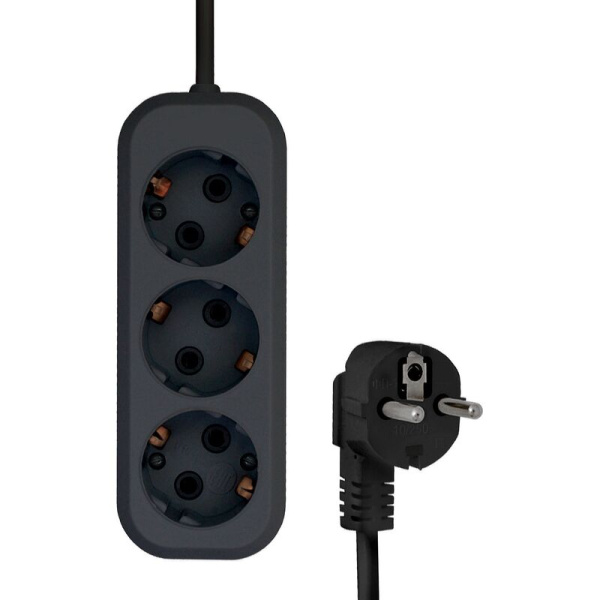 Удлинитель Progix US3GXB5 3 розетки 5 м с заземлением