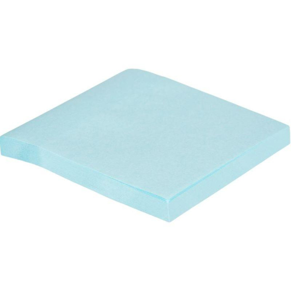 Стикеры 76x76 мм пастельные голубые (1 блок, 100 листов)