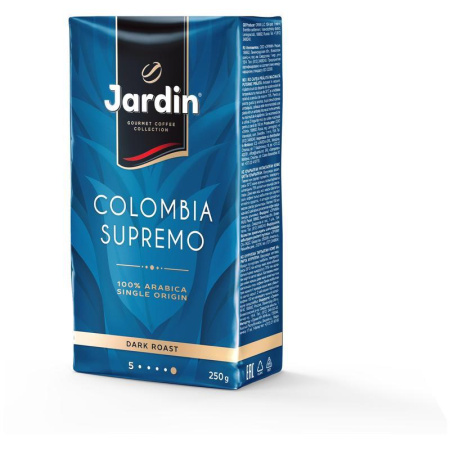 Кофе молотый Jardin Columbia Supremo 250 г (вакуумный пакет)