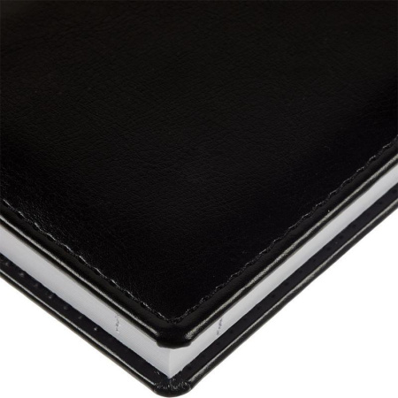 Ежедневник недатированный Attache Agenda искусственная кожа A6 160 листов черный (100x150 мм)