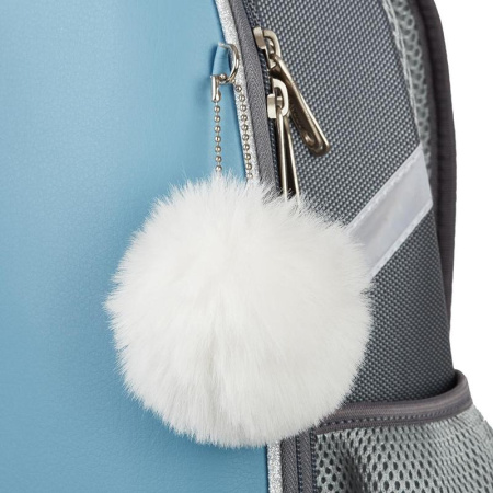 Ранец №1 School анатомический Мордочки Зайчик (Экокожа)