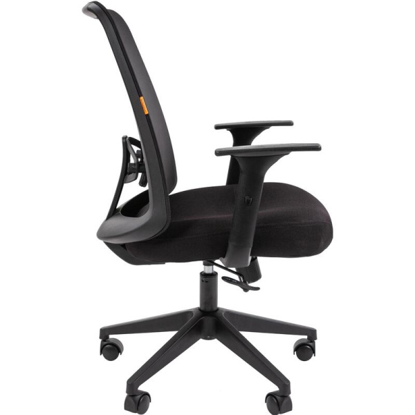 Кресло офисное Chairman 535 LT черное (сетка/ткань, пластик)