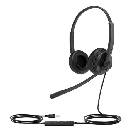 Гарнитура проводная Yealink UH34 Dual UC