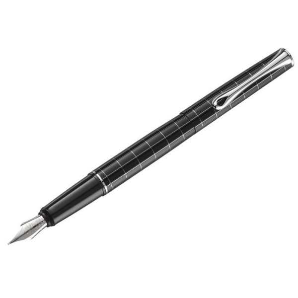 Ручка перьевая Diplomat Optimist rhomb М цвет чернил синий цвет корпуса черный (артикул производителя D20000208)