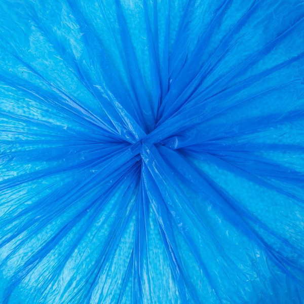 Мешки для мусора на 60 литров с завязками Paclan Multi-Top синие (20 мкм, в рулоне 20 штук, 60x80 см)