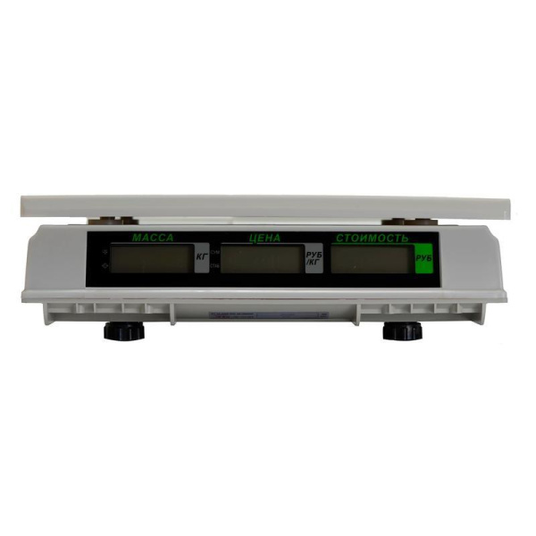 Весы торговые настольные M-ER 326AC-15.2 Slim LCD белые