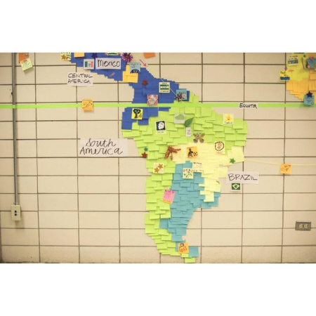 Стикеры Post-it 76x76 мм 5 цветов неоновые 6 блоков по 65 листов