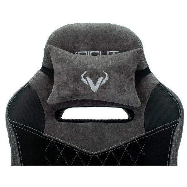 Кресло игровое Viking 6 Knight темно-серое/черное (искусственная кожа/ткань, металл)