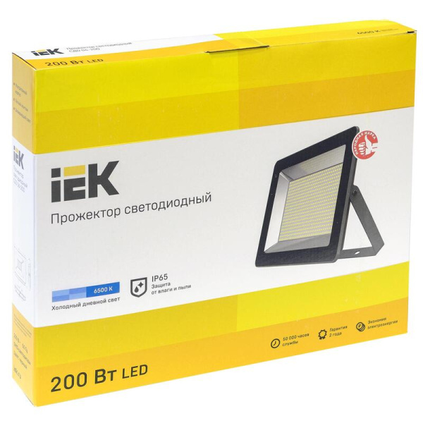 Прожектор светодиодный IEK 200 Вт 6500 К 16000 лм IP65  (LPDO601-200-65-K02)