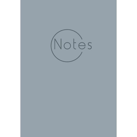 Бизнес-тетрадь Канц-Эксмо New plans А5 80 листов серая в клетку на  сшивке (144х270 мм)