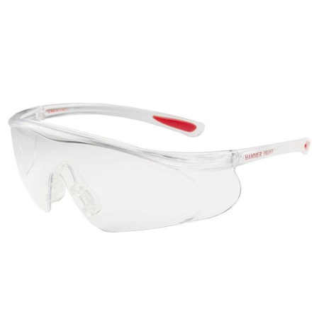 Очки защитные открытые универсальные РОСОМЗ О55 Hammer Profi прозрачные (15530)