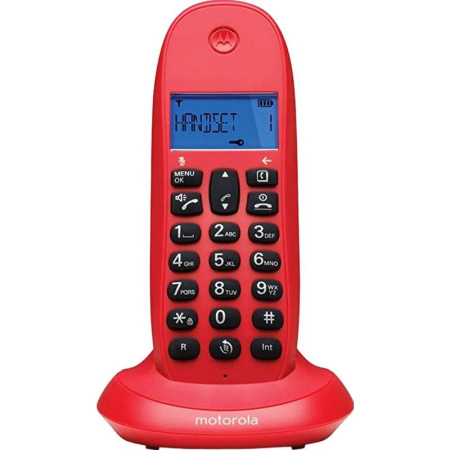 Радиотелефон Motorola C1001LB+ красный
