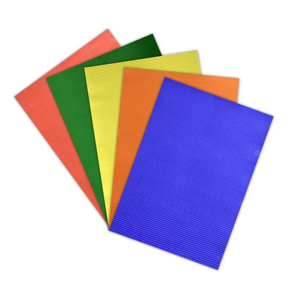Цветной картон Апплика (А4, 5 листов, 5 цветов)