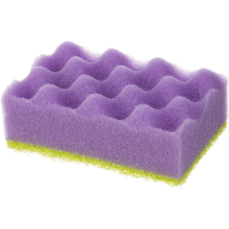 Губки для мытья посуды Qualita Bubble Effect поролоновые 175x95x65 мм (5 штук в упаковке)