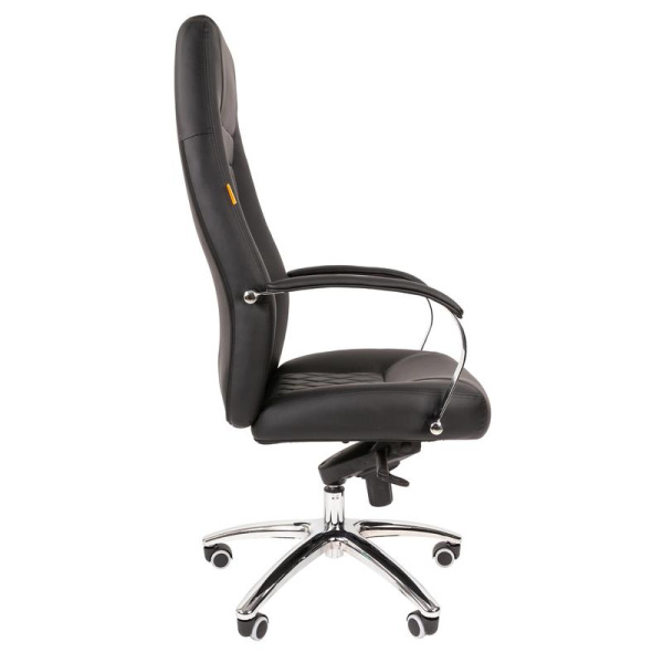 Кресло для руководителя Chairman 950 черное (экокожа, металл)   