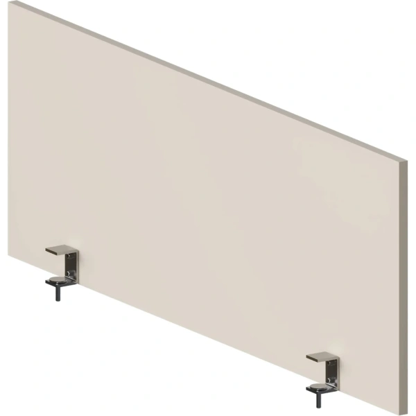 Экран к столу Комус Мебель (Easy to lead) Easy One с креплением  фронтальный (кашемир, 1200x18х450 мм)