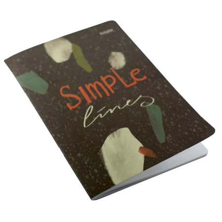 Бизнес-тетрадь Kroyter Офис А4 48 листов разноцветная в клетку на  скрепке (206х294 мм, 00068)