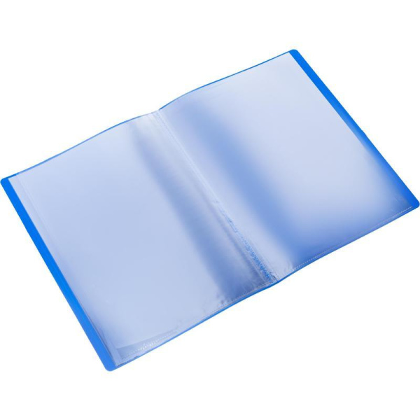 Папка файловая на 20 файлов Attache Economy Элементари А4 15 мм синяя  (толщина обложки 0.5 мм)