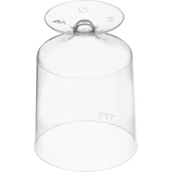 Бокал одноразовый для вина пластиковый 200 мл прозрачный 6 штук в упаковке Комус Стандарт