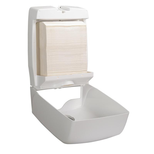 Диспенсер для листовых полотенец KIMBERLY-CLARK Aquarius пластиковый  белый (код производителя 6954)