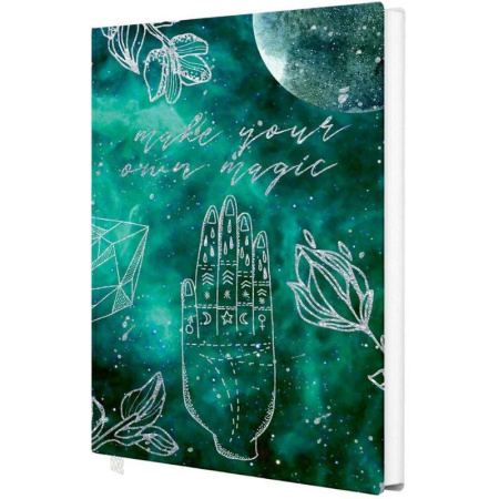 Блокнот Полином Лунная мистерия А6 96 листов разноцветный в клетку на  сшивке (105х150 мм)