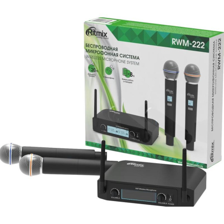 Радиосистема Ritmix RWM-222 (80000157) Радиосистема Ritmix RWM-222 (80000157)