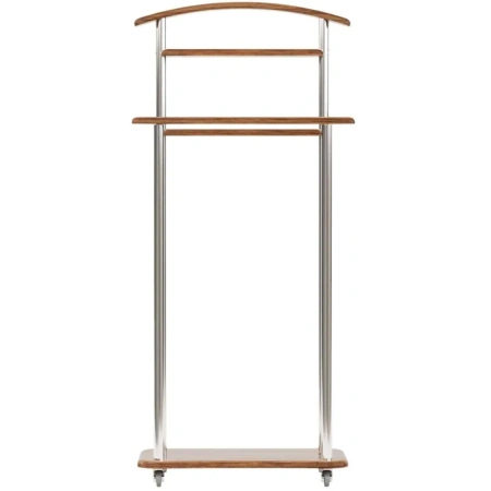 Вешалка костюмная Комус Мебель Элдридж (дуб американский/хромированный,  500х295х1050 мм)