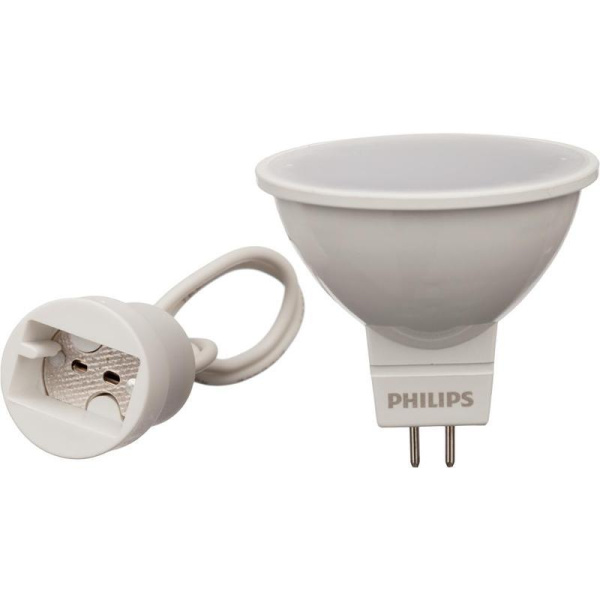 Лампа светодиодная Philips 5Вт GU5.3 спот 4000 К нейтральный белый свет