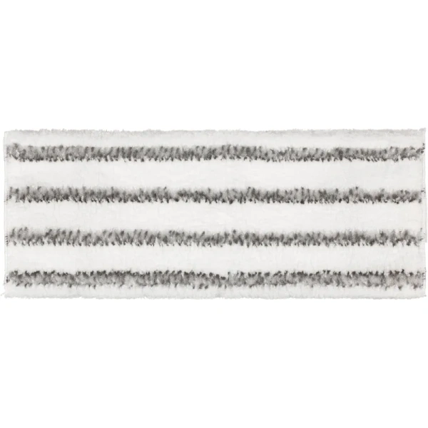 Насадка МОП для швабры-флаундера (плоской) Росмоп микрофибра 42x16 см  белая/серая