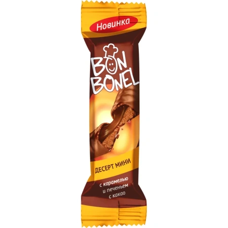 Конфеты Essen Bon Bonel десерт мини с карамелью печеньем и какао 1 кг