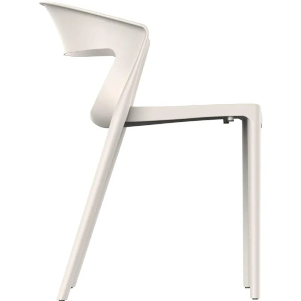 Стул обеденный Evok светло-бежевый (пластик)